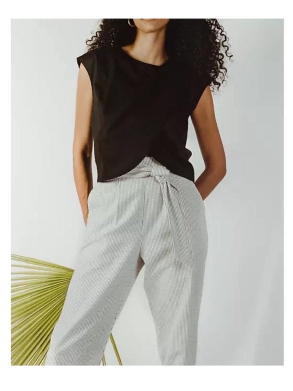 EUC Sleeveless Black Madri Collection Nursing Top